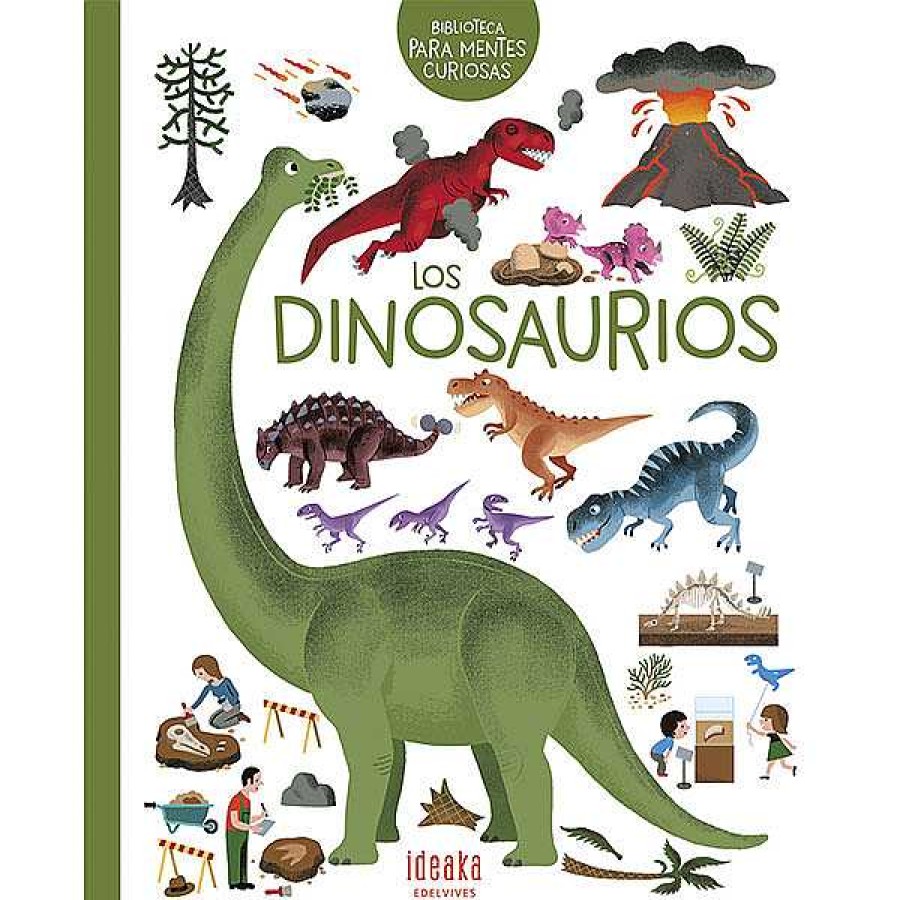 Libros EDELVIVES Mi Primera Biblioteca | Los Dinosaurios