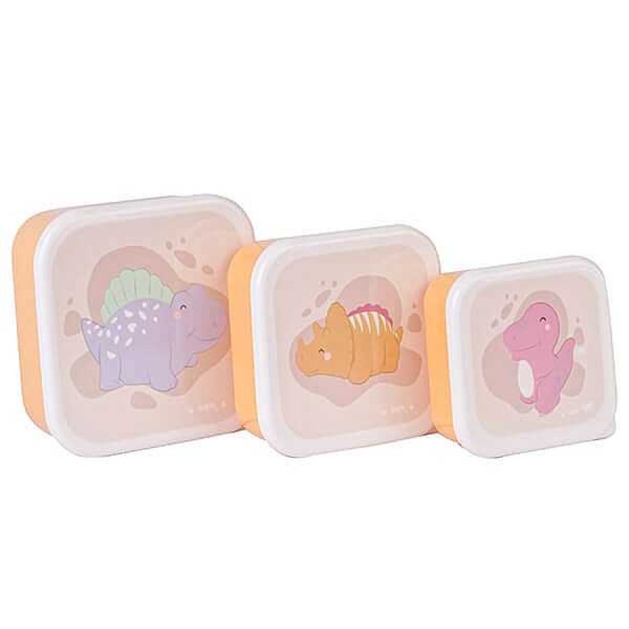 Beb S SARO Complementos Para Comer Y Alimentaci N | Set De 3 Cajitas Para El Almuerzo Color Mostaza