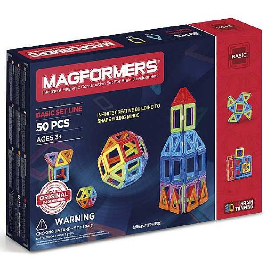 Simb Lico MAGFORMERS Bloques Y Piezas De Construcci N | Juego De Construcci N Magformers 50 Piezas